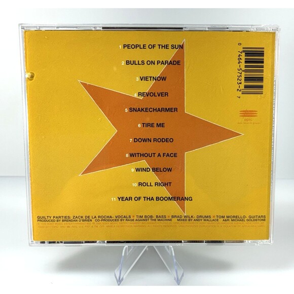 Rage Against The Machine Evil Empire Vintage 1996 Sony Music CD Tested - Picture 2 of 11